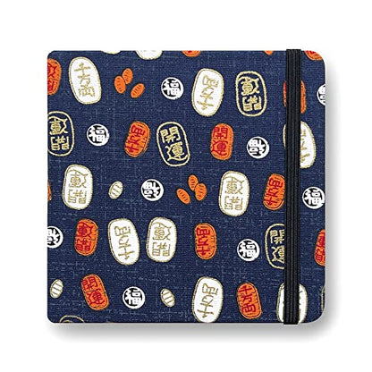 Mifuner Square 5x5 Bleedproof Marker Paper Pad, 110 gsm Alcohol Ink Bristol Paper Sketchbook, Handmade Journal Hardbound 88 Sheets(176 Pages) Markers Ink Mediums Art Sketch Book Lucky Coins - color: S-God's Blessing