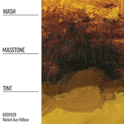 Williamsburg Artist Oil Colors, Nickel Azo Yellow, 37 ml Tube | Artist grade oil paint delivering rich texture, high pigment load, and distinctive handmade character. - color: Nickel Azo Yellow, size: 1.25 Fl Oz (Pack of 1)