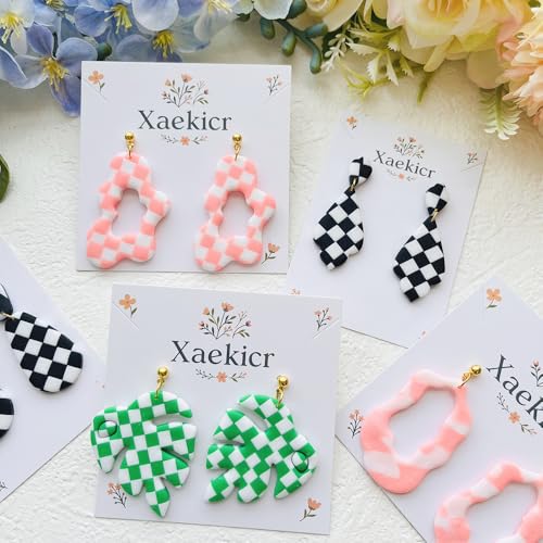 Organic Polymer Clay Cutters Set – Molds, Clay Cutters for Polymer Clay, Clay Earring Tools - color: H color