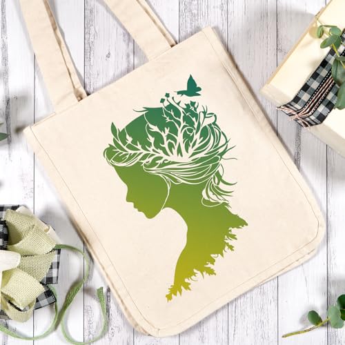 AFRTIEE Tree of Life Stencil Painting - 10 Pieces Large Nature Stencils for Crafts Reusable Wood Burning Drawing, Leaf Butterfly Plastic Painting Template for DIY Home Floor Fireplace Wall Decoration - style: Tree of Life Stencil