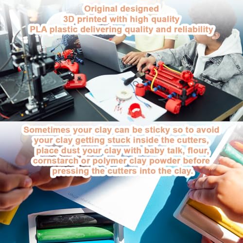 20pcs Heart Shape Polymer Clay Cutter Set with Inspiring Words Clay Cutters for Jewelry Making - color: Inspiring Words