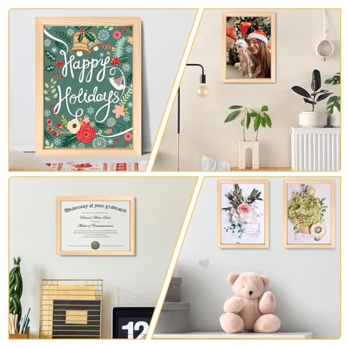 FSWCCK 5 Pack 9 x 12 inch Wood Panel Boards, Unfinished Wood Canvas Panels for Crafts, Painting Canvas, DIY Art Projects, Pouring, Arts Use with Oils, Acrylics - size: 9"X 12" 5 Pack