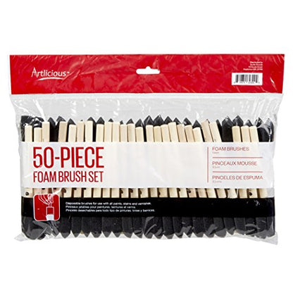 12 Pack 5x7" Painting Canvas and Foam Brush