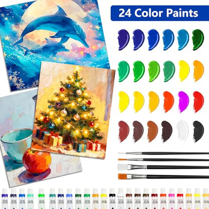 Halobios Art Supplies, 144-Piece Deluxe Art Set Professional Art Kit with Portable Aluminum Case, Crafts Drawing Painting Kit for Gifts Adults Kids Artists