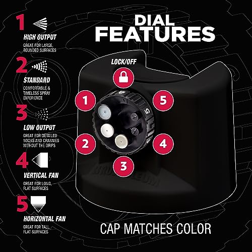 Rust-Oleum Stops Rust Custom 5-in-1 Spray Paint, Satin Black - color: Satin Black, size: 12 Ounce (Pack of 1)