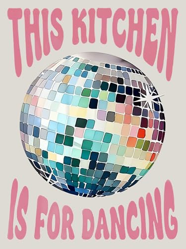 EIBEILI Diamond Art Kits for Adults, Disco Ball Diamond Painting Kits for Beginner DIY 5D Full Drill Diamond Dots Crafts for Home Wall Decor Gifts 12x16 Inch - color: DP03802