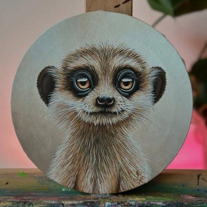 PHOENIX Round Stretched Canvas 6 Pack - 8, 10, 12 Inch Diameter (2 of Each) - 100% Cotton, 10 Oz Triple Primed White Blank Acid-Free Artist Shaped Canvases for Oil, Acrylic, Pouring Art - size: Round 8", 10" & 12", style: Studio Set (8 Oz.)