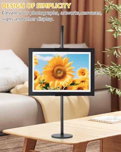 Table top easels for display,picture stands for display，Adjustable for Frames Up to 29" H，Frame Holder Stand Table Easels for Display，Metal tabletop easel Stand for Picture Frames, Artwork, Canvas