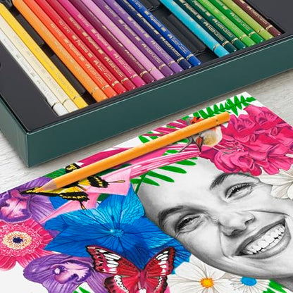 Faber-Castell Polychromos and Pitt Graphite Matte Giftset Artist Gift Set, Multi-Color 40 Count - style: 40 Count