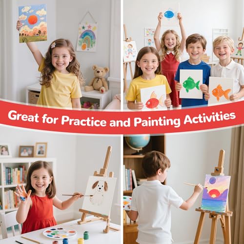 80 Pack 5x7 Inch Canvas Boards Small Canvas Panels for Kids Painting - size: 5"x7"- 80pcs