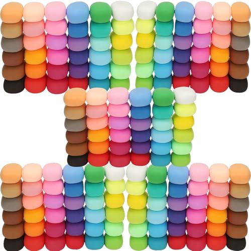 Air Dry Clay, 180 Packs Colored Foam Clay, Moldable Foam Clay Super Light Air Dry Clay Perfec for Arts Crafts - color: 36 Colors-180 Packs