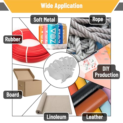 Bates- Utility Knife Blades with Hook Edge, 60 Pack, Carbon Steel, Silver, Replacement Blades for Box Cutter, Utility Knife Refills - color: Silver With Hook Edge, size: 60 Pack