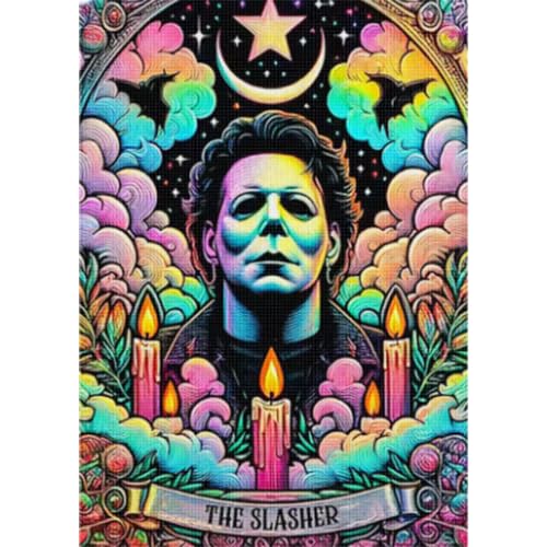 VeGuude Halloween Diamond Art Kits for Adults Home Wall Decor Gift 12x16 in - color: DP04282