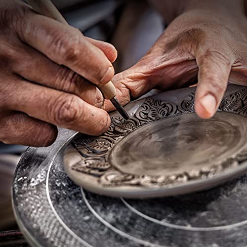 12 Inch Heavy Duty Pottery Wheel, Metal Decorating Banding Wheel | for Adults - size: 12''