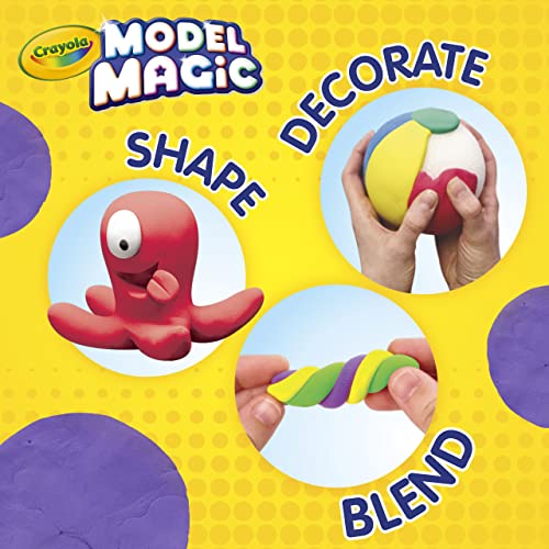 Crayola Model Magic Kit, Multicoloured, 22.86 x 13.97 x 2.03 cm, Purple - color: Purple