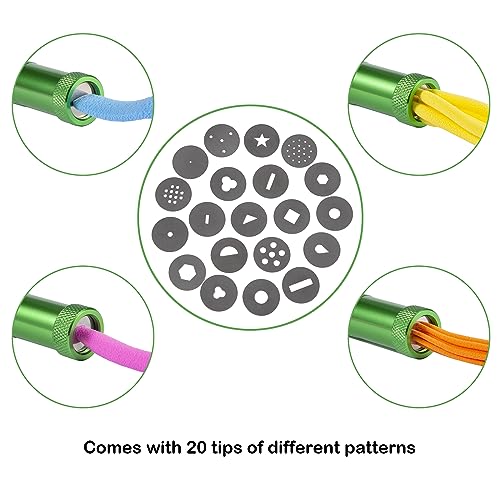 Stainless Steel Clay Extruder Sugar Paste Extruder Cake Fondant Decorating Tool Set Ceramics & Pottery Clay Extruders Mixers & Presses (Green) - color: green