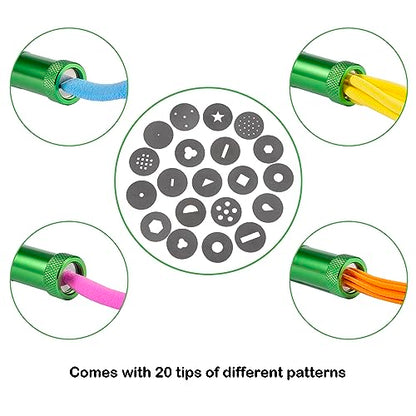 Stainless Steel Clay Extruder Sugar Paste Extruder Cake Fondant Decorating Tool Set Ceramics & Pottery Clay Extruders Mixers & Presses (Green) - color: green