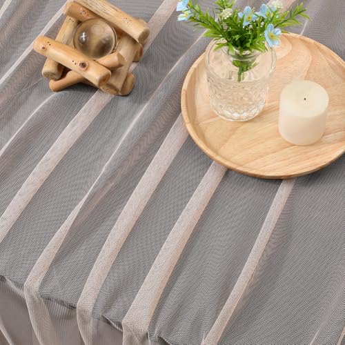 39.4x63 Inch Champagne Netting Mesh Fabric Polyester Breathable Mosquito Net Fabric Soft Voile Solid Sheer Tulle Fabric by The Yard for Sewing Making Craft Clothes Dresses Costume Diy Supply - color: Champagne