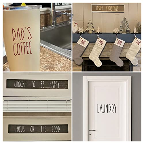 4 Inch Alphabet Letter Stencils for Painting - 70 Pack Letter and Number Stencil Templates with Signs for Painting on Wood, Reusable Skinny Letters Stencils for Chalkboard Wood Signs & Wall Art - size: 4 Inch