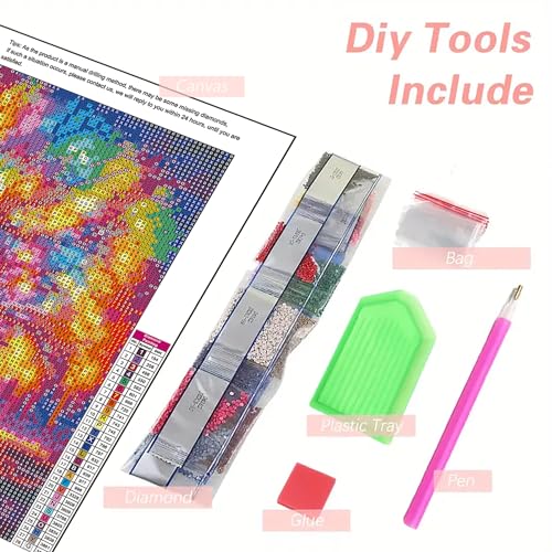 DIYCYCY Tree of Life Diamond Painting Kits for Adults Beginners 13.8x13.8in | Full Drill Diamond Art Kits,Round 5D DIY Diamond Dots Paintings, Diamonds Pictures Gem Art and Crafts Home Wall Decor