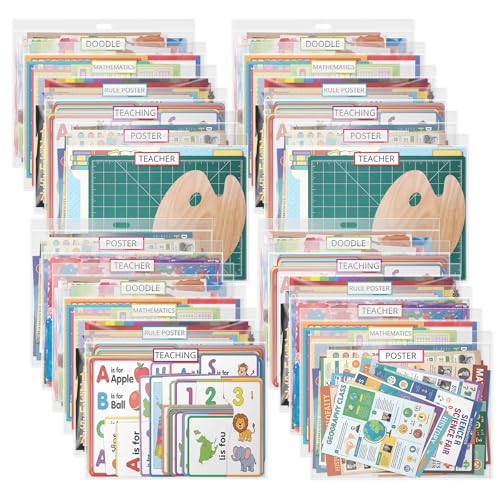 24 Pack Large Poster Storage Bags Bulk for Student Classroom