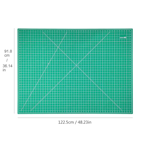 Self Healing Cutting Mat Cutting Plate Cutting Scale Plate Painting Engraving Plate Cutting Table Mat Manual Mat PVC Plate (A0) - size: 48"L x 0.3"W