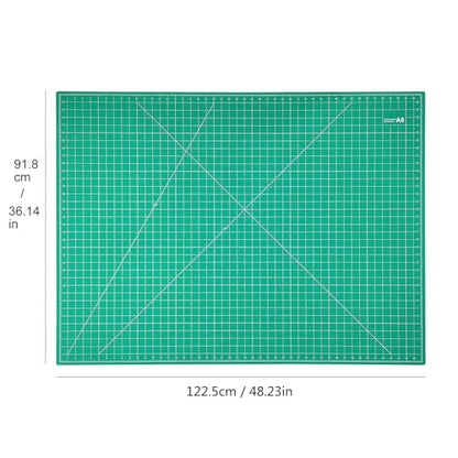 Self Healing Cutting Mat Cutting Plate Cutting Scale Plate Painting Engraving Plate Cutting Table Mat Manual Mat PVC Plate (A0) - size: 48"L x 0.3"W