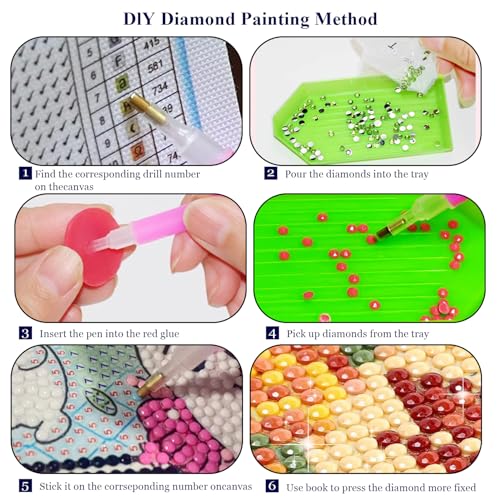 Dorwendis Birds Diamond Art Kits for Adults,5D DIY Diamond Painting Kits - color: DOW-DP-052