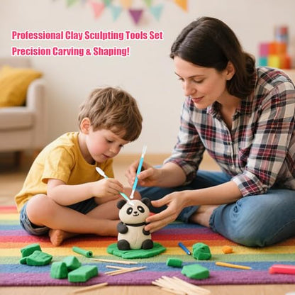 White Air Dry Clay Wolwefa 72 Packs Air Dry Foam Clay, Moldable Super Light Clay Perfect for Arts, Crafts, Classroom Teaching - color: White