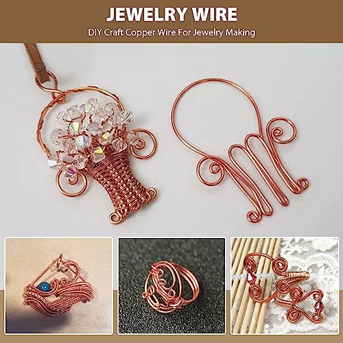 20 Gauge/ 0.8 mm 328 Feet 1 Pound 99.9% Dead Soft Copper Wire for Electroculture Gardening, Jewelry Making, Beading, Science Projects, DIY Artwork - size: 20 Gauge/ 0.8 mm, style: 1 Pound
