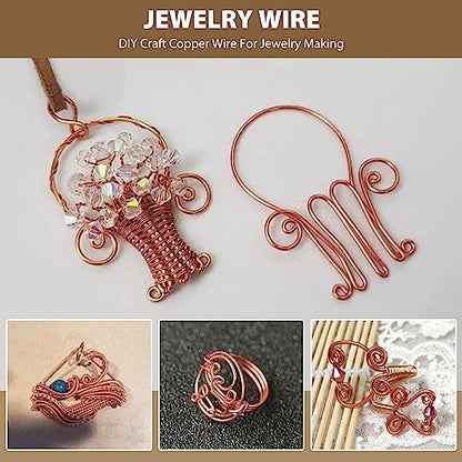 20 Gauge/ 0.8 mm 328 Feet 1 Pound 99.9% Dead Soft Copper Wire for Electroculture Gardening, Jewelry Making, Beading, Science Projects, DIY Artwork - size: 20 Gauge/ 0.8 mm, style: 1 Pound