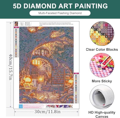 Diamond Art Kits for Adults ,Bookshelf Diamond Painting Kits for Beginner - color: Bookshelf-A