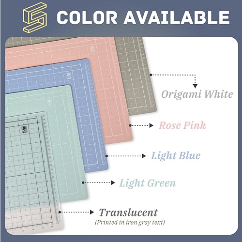 iMAT Flip Cutting Mat Note A3 Foldable Double-Sided Light Green - color: Light Green