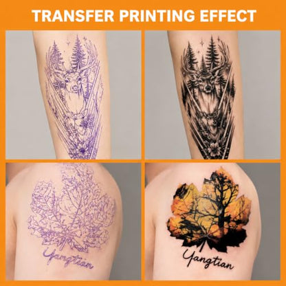 Tattoo Transfer Paper - Ruicco 50 Sheets Tattoo Stencil Paper Thermal Stencil Paper 4 Layers A4 Size