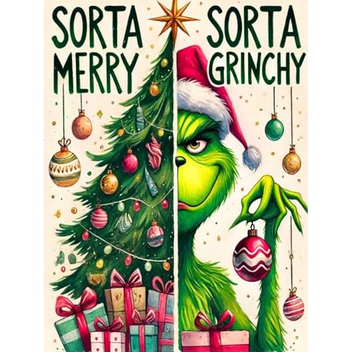 cupmod Christmas Paint by Numbers Kit for Adults,Winter Painting by Numbers,DIY Acrylic Paint Kit for Adults Beginners Without Frame,Easy Adult Paint by Number Kits on Canvas for Decor 16x20inch - color: MT22172