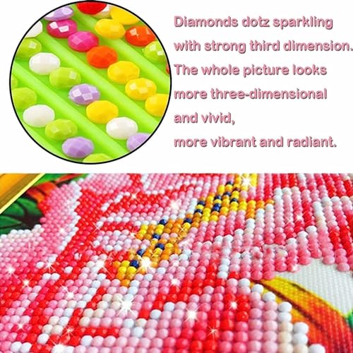 DOTZSO 6PCS Landscape Diamond Painting Art Kit for Adults Beginner 12x16 in | 5D Full Drill Resin, Landscape Pattern, Fits All Ages, Leisure Craft, Stress Relief, Wall/Shelf Display, All-Occasion Gift - color: AD Landscape Beach Moon Lake Dream