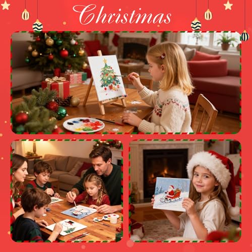 30 Pack 8x10 Inch Painting Canvas, Blank Cotton Canvas Panels | Bulk Value Pack for Party, Acrylics Oil Watercolor Tempera Paints - size: 8"x10"