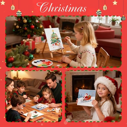 30 Pack 8x10 Inch Painting Canvas, Blank Cotton Canvas Panels | Bulk Value Pack for Party, Acrylics Oil Watercolor Tempera Paints - size: 8"x10"