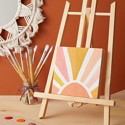 Bright Creations Wood Panel Canvases for Painting - 5 x 5 in, 0.85 in Thick, Pack of 6 - Unfinished Pine Deep-Cradle Wooden Blocks for Crafts - size: 5x5 inch