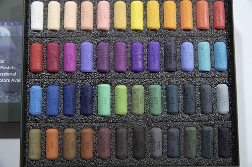 Artists' Soft Pastel stick, Box Set of 48 Assorted Colors Smooth and Blendable, Fade-Resistant