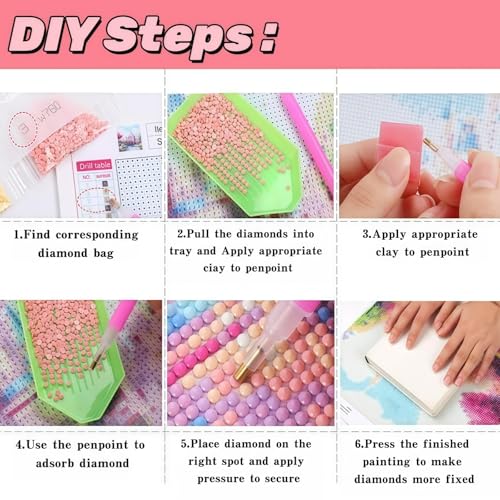12 Pack Sunset Diamond Art Kits for Adults,5D Diamond Painting Sets - color: KM469-KM480-1