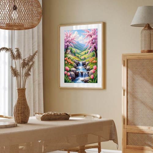 YOYA 2 Pack 5D Landscape Diamond Art Kits for Adults 12x16 Inch - color: Landscape 038