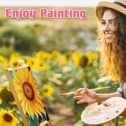 Tinlade 24 Pcs Pre Drawn Canvas for Painting Stretched,Abstract Flower - size: Abstract Flower