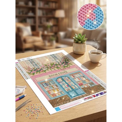 Diamond Art Painting Kits for Adults, Patriotic American Flag Butterfly Full Drill Diamond Dots Paintings for Beginners, Round 5D Paint with Diamonds Pictures Gem Art Painting Kits DIY Crafts Kits - color: Patriotic Butterfly