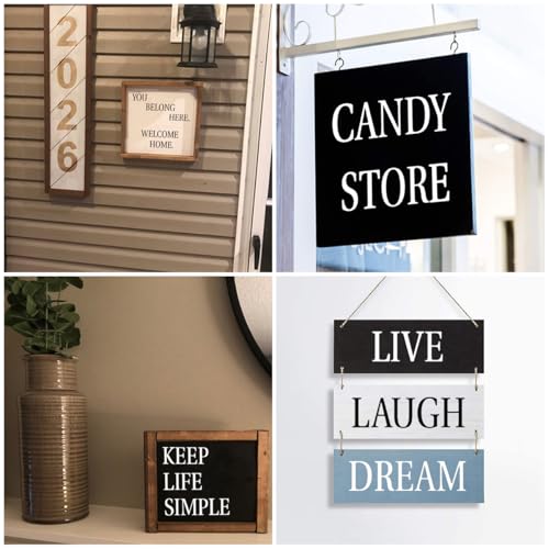 4 Inch Letter Stencils for Painting - 42 Pack Scrabble Alphabet Letters Numbers Templates with Signs for Painting, Reusable Scrabble Tiles Stencils for Chalkboard Wood Crafts & Wall Decor - size: 4 Inch