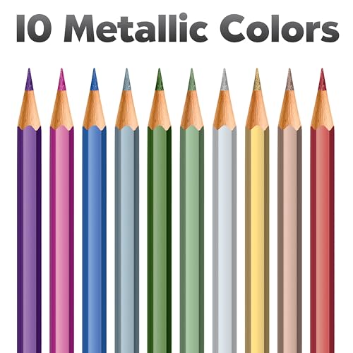Faber-Castell Metallic EcoPencils, 200 Colored Pencils for Classrooms