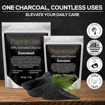Activated Charcoal Powder 4 oz. Coconut - Food Grade Kosher Non-GMO - Teeth Whitening, Facial Mask and Soap Making. Promotes Natural Detoxification and Helps Digestion - size: 4 Ounce (Pack of 1)