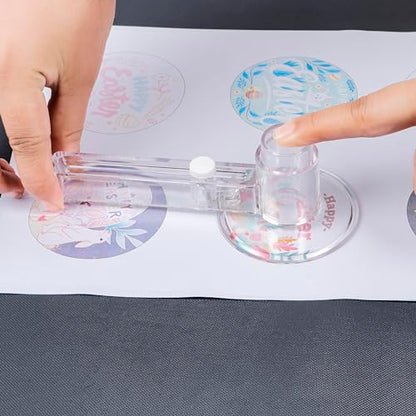 32mm/1.25 Inch Circle Cutter Button Maker Tools, Adjustable Multi-Size Badge Making Round Cutting Tool, Cutting Knife Photo Paper Model Circle (44-170mm) - size: 44-·70mm