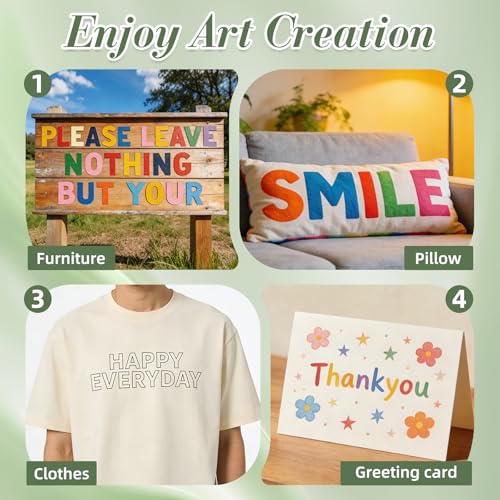 Letter Stencils for Crafts Reusable 42Pcs Number Stencils(4 Inch Font) - color: 4 inch