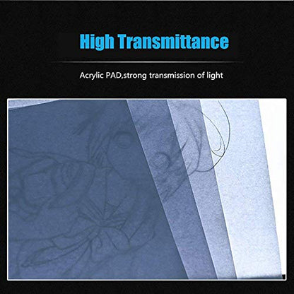 Ultra-Thin A5 Portable LED Light Box Tracer w/USB Cable Dimmable Brightness LED Artcraft Tracing Light Box Light Pad for Artists Drawing Sketching Animation Stencilling X-ray Viewing - style: A5 (9.5*6 inch) Small Size light pad